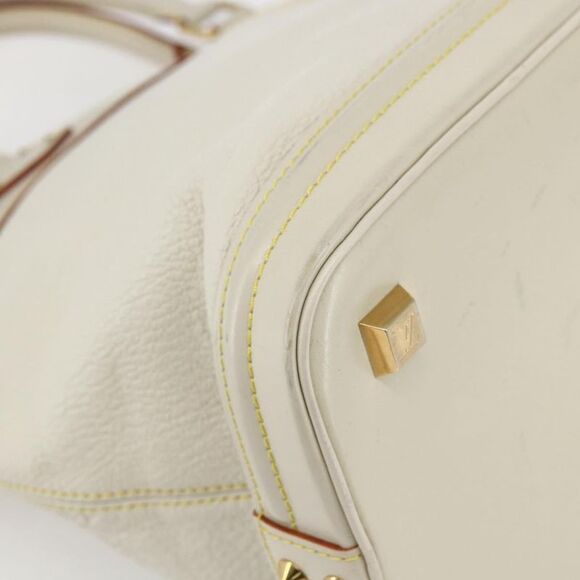Louis Vuitton Suhali Lockit Handbag Leather White Leather Handbag - Picture 10 of 16
